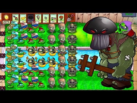Plants vs Zombies Fun With Mods! - Plant Anywhere! Mega Plants, Unlimited Sun & Plants Instakill!