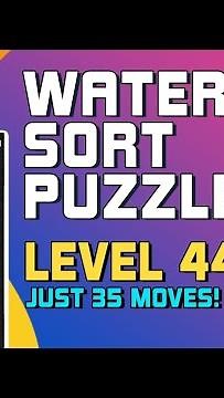 Water Sort Puzzle Level 449 Walkthrough [35 Moves!]