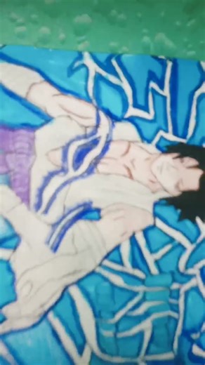 sasuke ucheha using kirin drawing