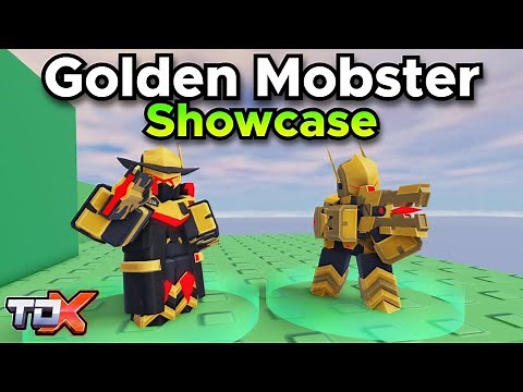 TDX Golden Mobster Showcase (Stats, Units, Abilities) - Tower Defense X Roblox