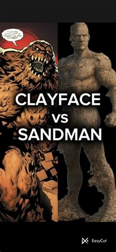 Clayface vs Sandman: Who Actually Wins? 🤔#clayface