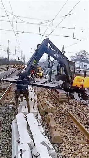 Speed Up Railway Construction! JG 80L Sleeper Changer Efficiently Completes Sleeper Replacement