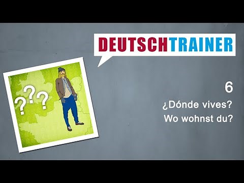 Alemán para principiantes (A1/A2) | Deutschtrainer: ¿Dónde vives?