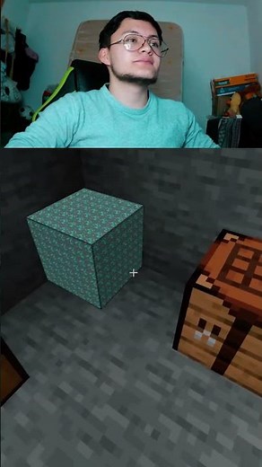 OPTICAL ILLUSION IN MINECRAFT! | #shorts #minecraft #minecraftbedrock #minecraftjava