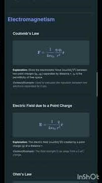 NEET/JEE PHYSICS Formulas - with example & explanation 🤓📚