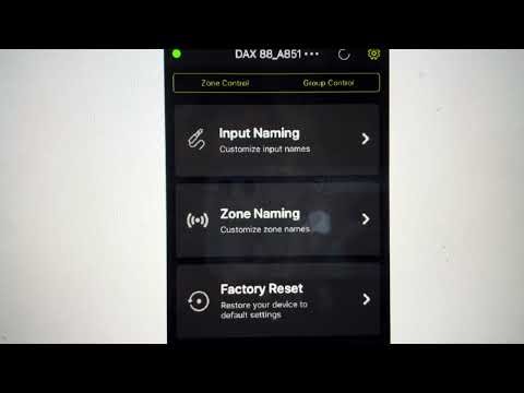 Hard Reset DaytonAudio DAX88 Amplifier