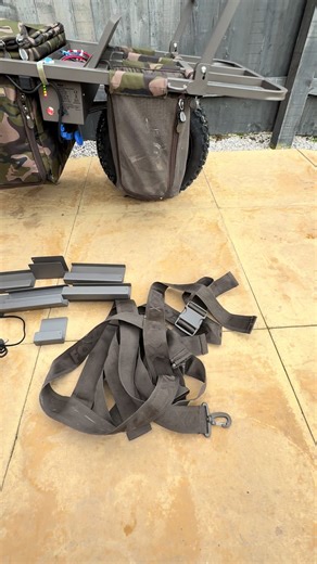 Fox power barrow with avid wheel conversion too the rear has had very little use £670 base Crewe Cheshire find us on Facebook jjpsusedtackle #fishingtiktoks #fishing #fishingislife #carping #fishinggear