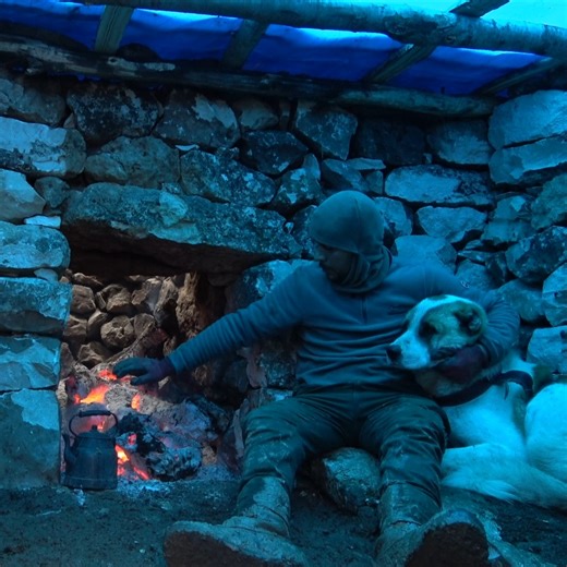 400K views · 6.4K reactions | Diy- Build stone shelter - survival camping in hars nature #fire #survival #winter #campinglife #diy #craft #camping #shelter #mrsulo #diyprojects #wintercamping #snowstorm #wilderness #mountain #wildlife #primitive #wild #nature #cave #bushcraft #UNDERGROUND #asmr #adventure #extreme #dugout #stonedugout #outdoors #heavyrain #underground #cooking | Mr. Sulo | Facebook