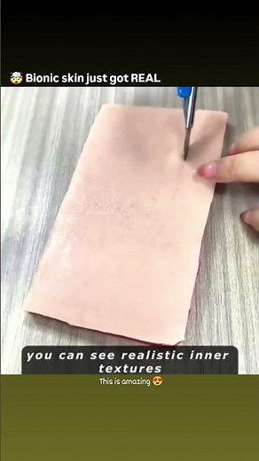 The future is palpable. Introducing the bionic skin #shorts