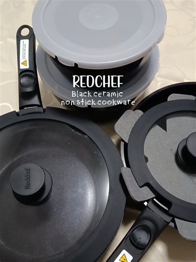 Black Ceramic Cookware from Redchef — Nonstick Black Pans