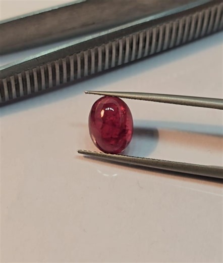 Natural Red Pigeon Blood Ruby 2.81 Cts Oval Cabochon | 100% Royal Red Ruby No Heat - No Treatment Earth Mined Red Ruby Gemstone - Etsy
