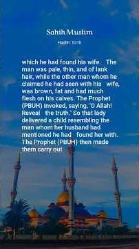 Sahih Muslim, Hadith: 5310, The Book of Clothes and Adornment