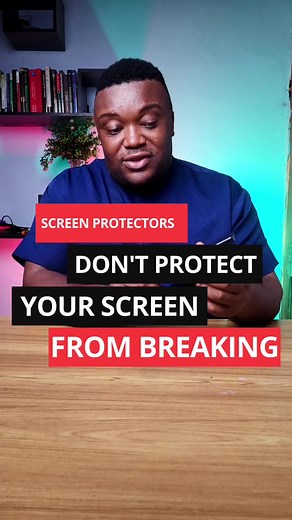 Screen Protectors Don't protect your screens . . . . . . . #techoverwatch #techtips #screenprotector #phonescreen
