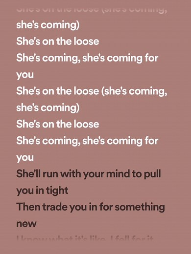 “I know what it’s like, I felt for it twice and now I’m just warning you.” On the loose — Niall Horan. #speedsongs #fyp #lyrics #niallhoran #1d #songs @Niall Horan