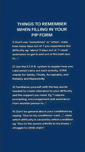 Things to remember when filling in your PIP form #remember #advice #tips #pip #benefits #disability