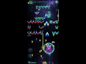 [New Booster] Level 142 Galaxy Attack: Alien Shooter | Best Relax Game Mobile | Arcade Space Shoot