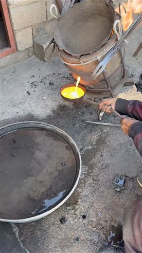 techy Universe on Instagram: "The grit of the concrete floor and the simple metal basin suggest artisanal casting or small-batch tool making. It’s a raw, elemental scene where the four classical elements—earth (the metal), air (the steam), fire (the heat), and water—collide to create something functional. #technology #engineering #tech #innovation #creative"