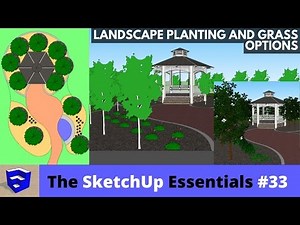Landscape and Planting Options in SketchUp - The SketchUp Essentials #33