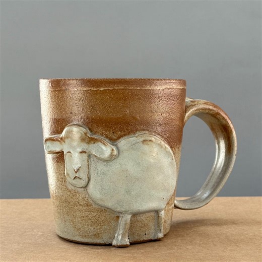 Sheep | Pottery Mug - Etsy