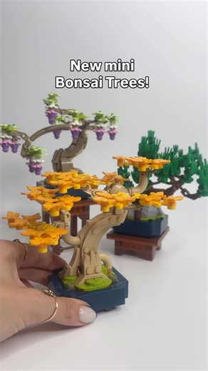 New LEGO Mini Bonsai Trees 🌳🍂🌸 #legobotanicals #newlego