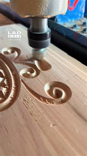 140K views · 650 reactions | Carving intricate patterns into wood  | LADbible Ireland | Facebook