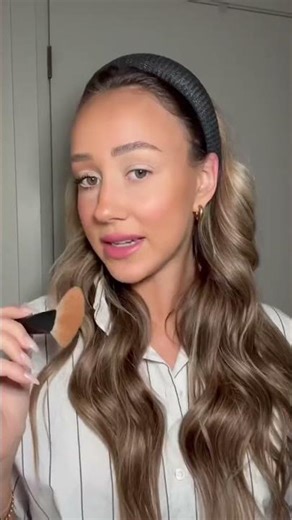 How to cream contour 🤎 brush is contour brush and cream contour is hd foundation stick in y505