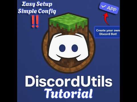 DiscordUtils v1.1 | Discord Bot Update | Minecraft Plugin