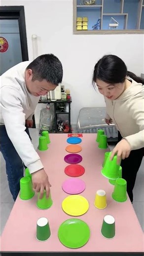 Husband vs Wife Ping Pong Challenge 😱 | Cup Target Game