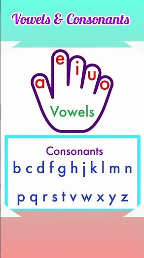 Vowels and Consonants