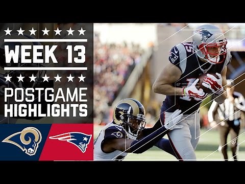 Rams vs. Patriots | NFL Week 13 Game Highlights