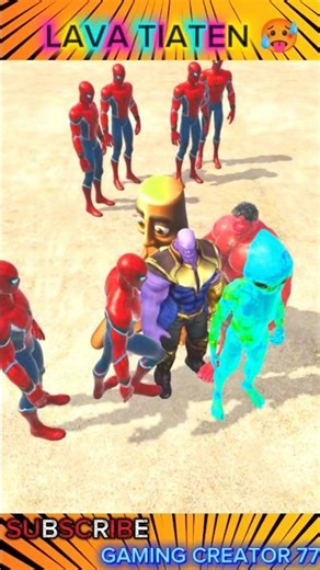 LAVA TITAN SPIDER-MAN KO LE GAYA APNE SATH 🥵 #gta #trending #viwes #shorts