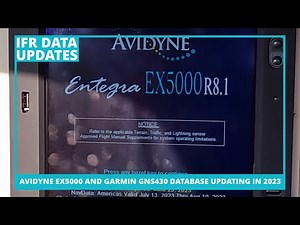 IFR Database Updates: Avidyne EX5000, Garmin GNS430