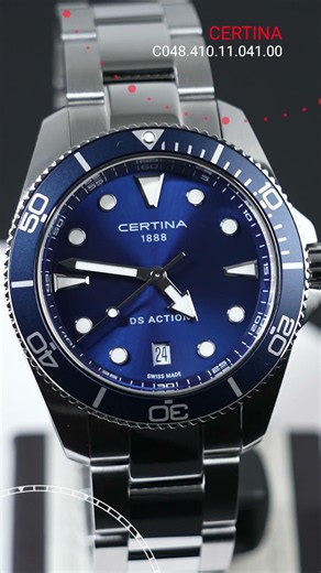 Certina DS Action 40mm C048.410.11.041.00 #Shorts by DEKA | Чоловічий спортивний годинник