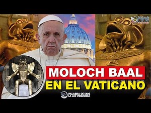 🔴 Vaticano trae estatua del Demonio Moloch Baal para ser adorada.