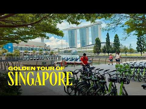 Golden Tour of Singapore, Walking Tour 4K 60FPS