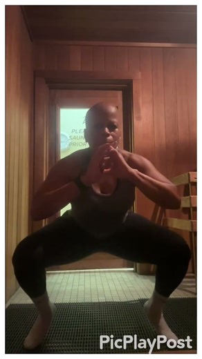 Squat hold on toes enhanced flexibility & ankle strength benefits from the toe-balance position.