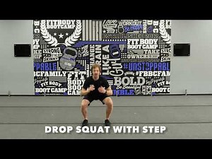 Drop Squat with Step