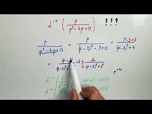 Calculating the original of a Laplace transform: quotient function
