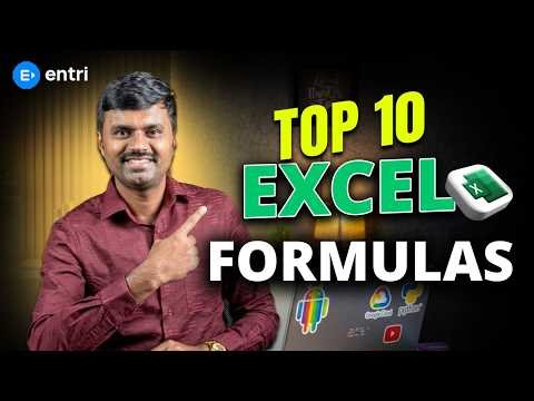 Top 10 Excel Formulas with Real Data 📊 Netflix Dataset Tutorial