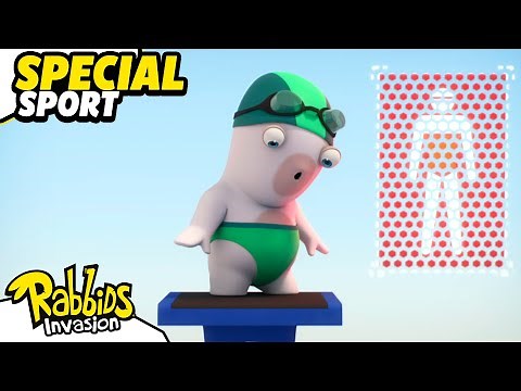 1 SPORT 1 MINUTE | DIVING & SWIMMING | SPECIAL SPORT COMPILATION | RABBIDS INVASION