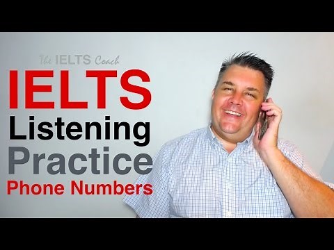 IELTS Listening Practice - Phone Numbers