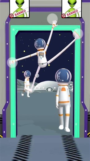 👽 No Entry For Aliens! | Fun Space Puzzle Gameplay 🚀. #youtubeshorts #gaming