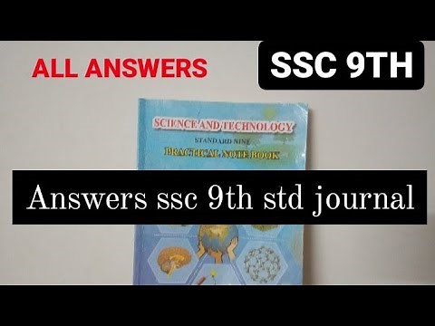 ssc 9 std science practical notebook answers