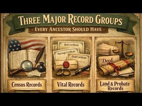 The BIG 3 Genealogy Record Groups Every Ancestor Should Have (Or You’re Missing the Story!)