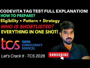 What Is CodeVita TAG Test? | Complete Details + Preparation Strategy (Must Watch!)