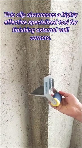 ​Achieve Perfect External Corners Instantly | Professional Corner Trowel in Action