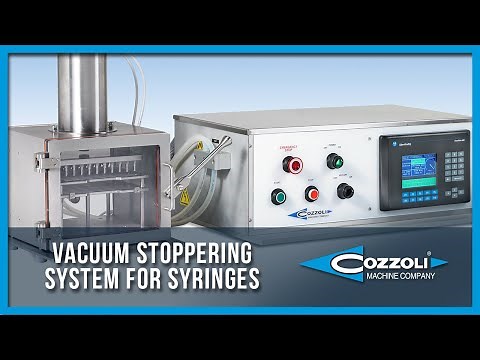 Vacuum Stoppering System for Filled Syringes - MVP