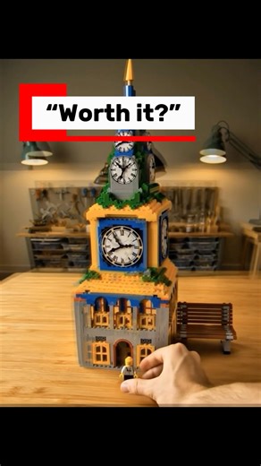 “From Loose Bricks to This LEGO Clock Tower 😳”