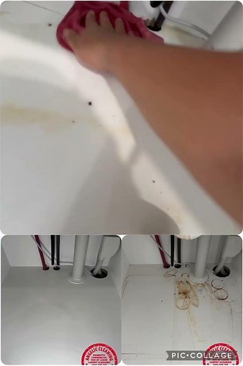 How to remove rust stains from kitchen cabinets?