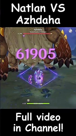 Natlan Warriors vs Azhdaha ⚔️ Massive Boss Fight Genshin Impact 4k ‪@DYSPROGENSHIN‬ #genshinimpact.